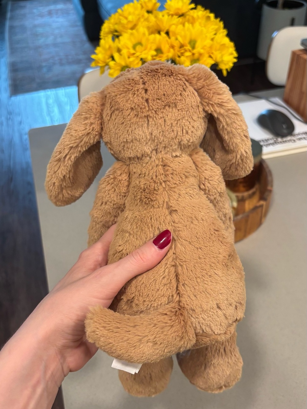 🐕 Jellycat Bashful Toffee Puppy Brown Dog Stuffed Animal Plush Toy - Picture 4 of 7